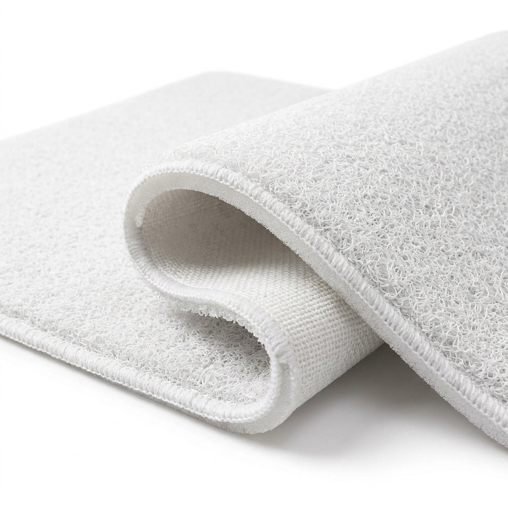 Comfortable Non - Slip Shower Mat for Bathroom and Shower - Bath Mat - White - Oaksoho