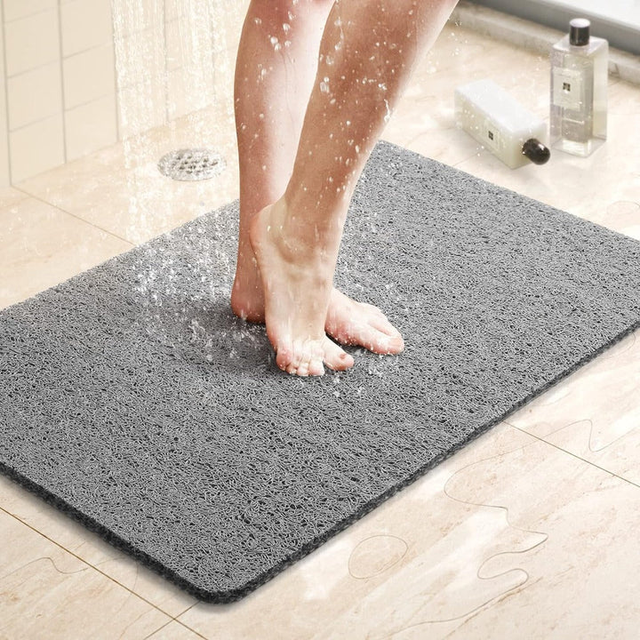 Comfortable Non - Slip Shower Mat for Bathroom and Shower - Bath Mat - Grey - Oaksoho