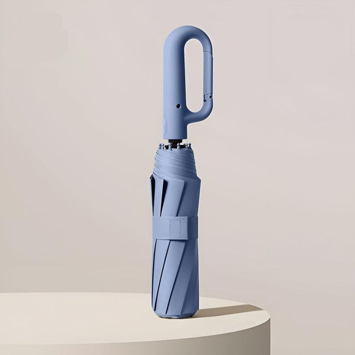 Compact Umbrella with Practical Ring Handle - Umbrella - Blue Cup - Oaksoho