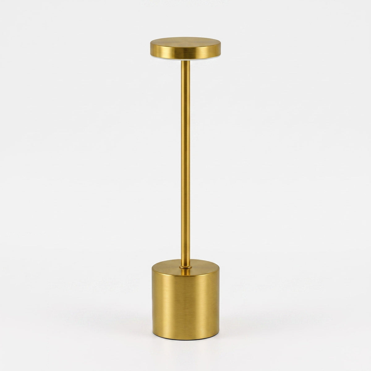Cordless Rechargeable LED Table Lamp with Metal Base - Table Lamps - Gold - Oaksoho