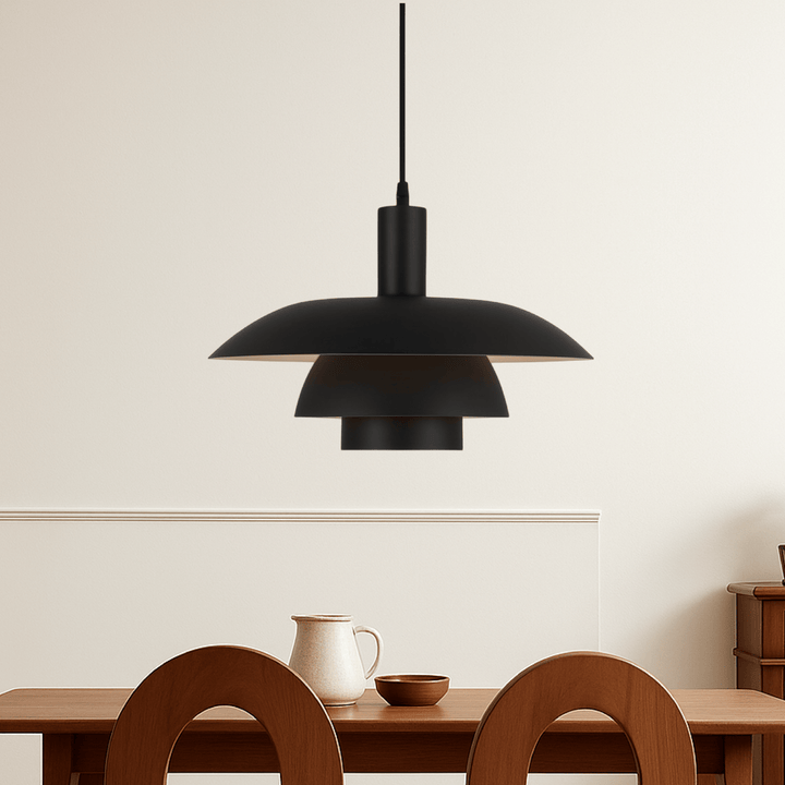 Danish Style LED Pendant Light Modern Design - Deckenleuchte - Black - Oaksoho