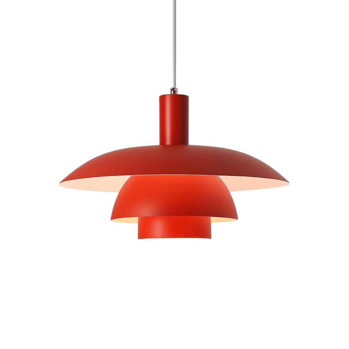 Danish Style LED Pendant Light Modern Design - Deckenleuchte - Red - Oaksoho