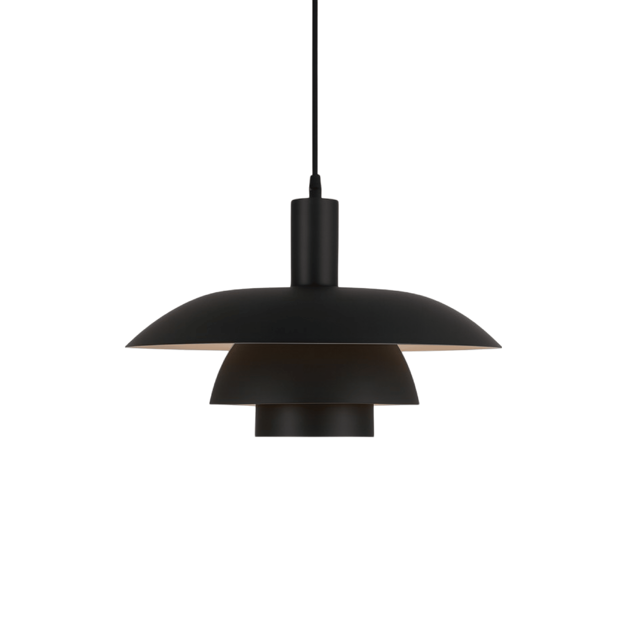 Danish Style LED Pendant Light Modern Design - Deckenleuchte - Black - Oaksoho