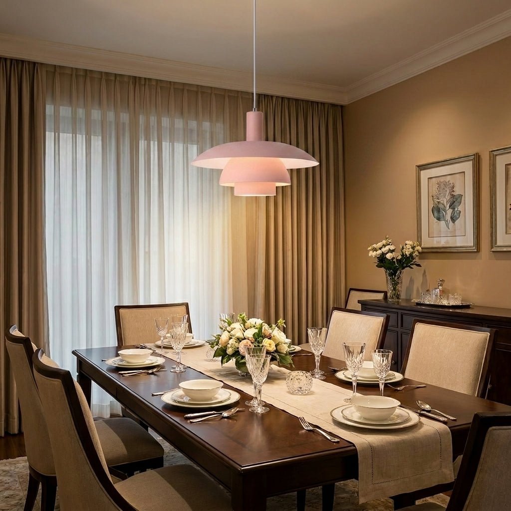 Danish Style LED Pendant Light Modern Design - Deckenleuchte - Pink - Oaksoho