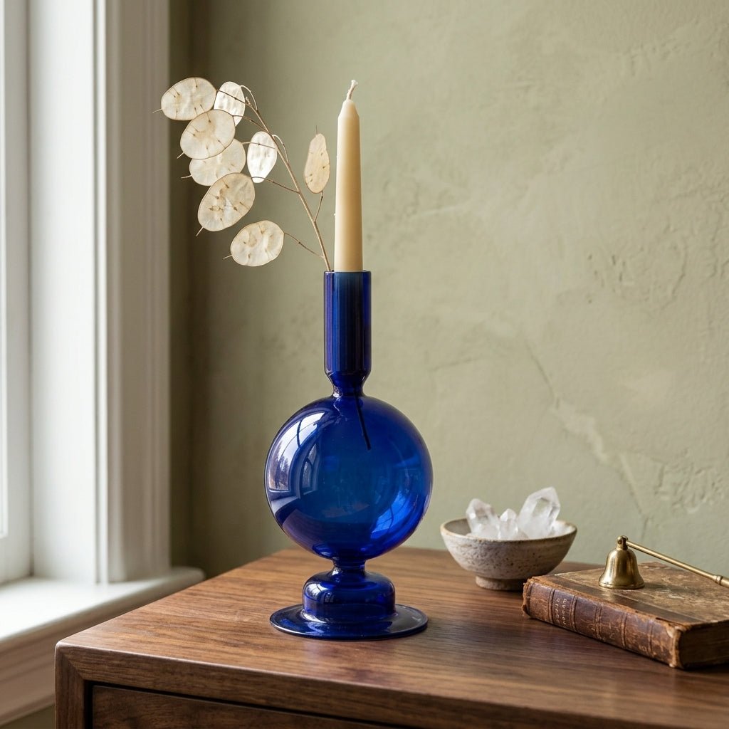 Decorative candle holder in a unique shape - Candle Holder - Sphere - Oaksoho