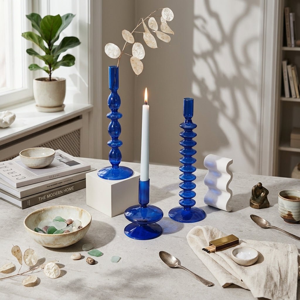 Decorative candle holder in a unique shape - Candle Holder - Bow - Oaksoho