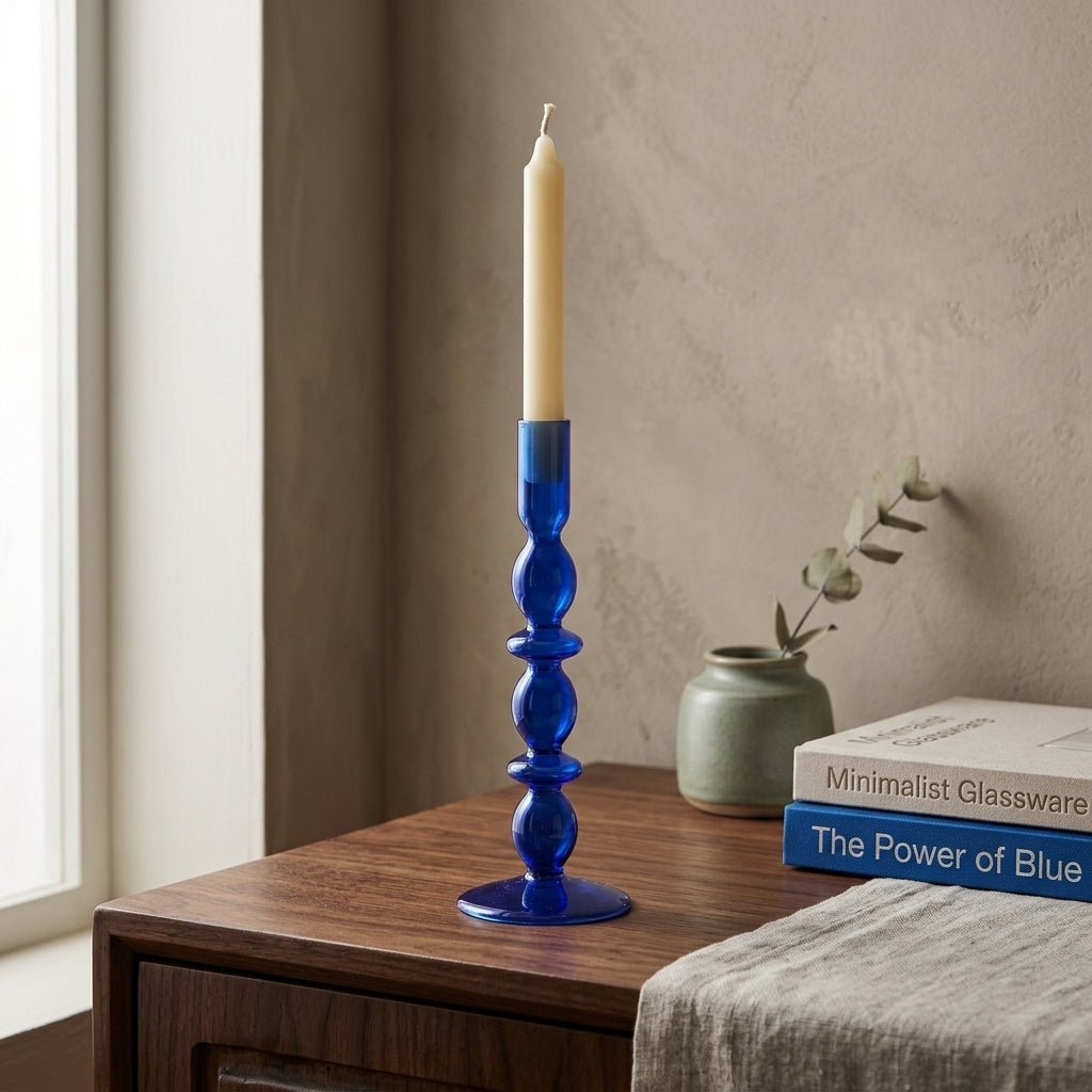 Decorative candle holder in a unique shape - Candle Holder - Pebble - Oaksoho