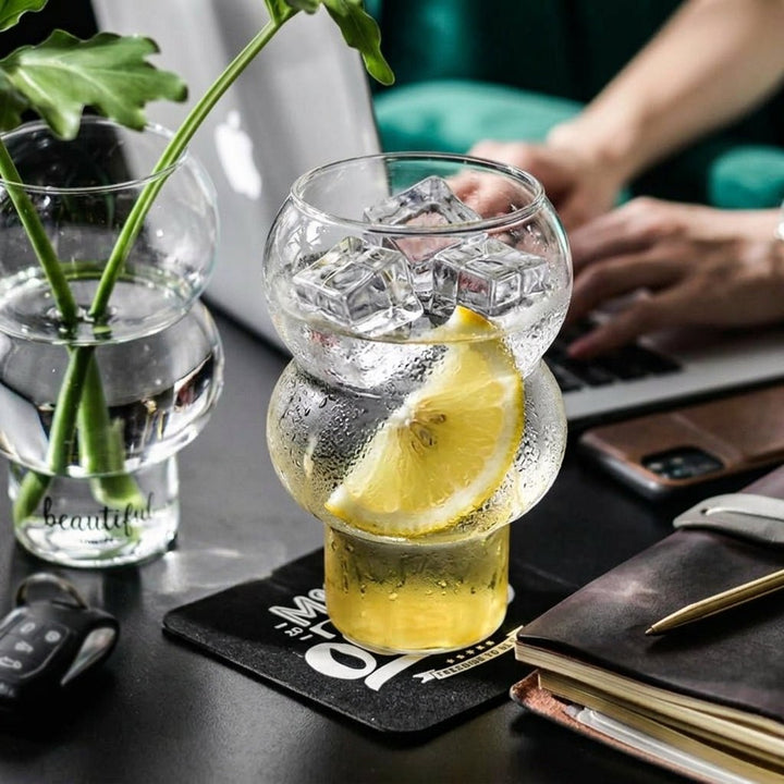 Decorative Drinking Glass with Bubble Shape - Cocktail Glass - 540 ml - Oaksoho