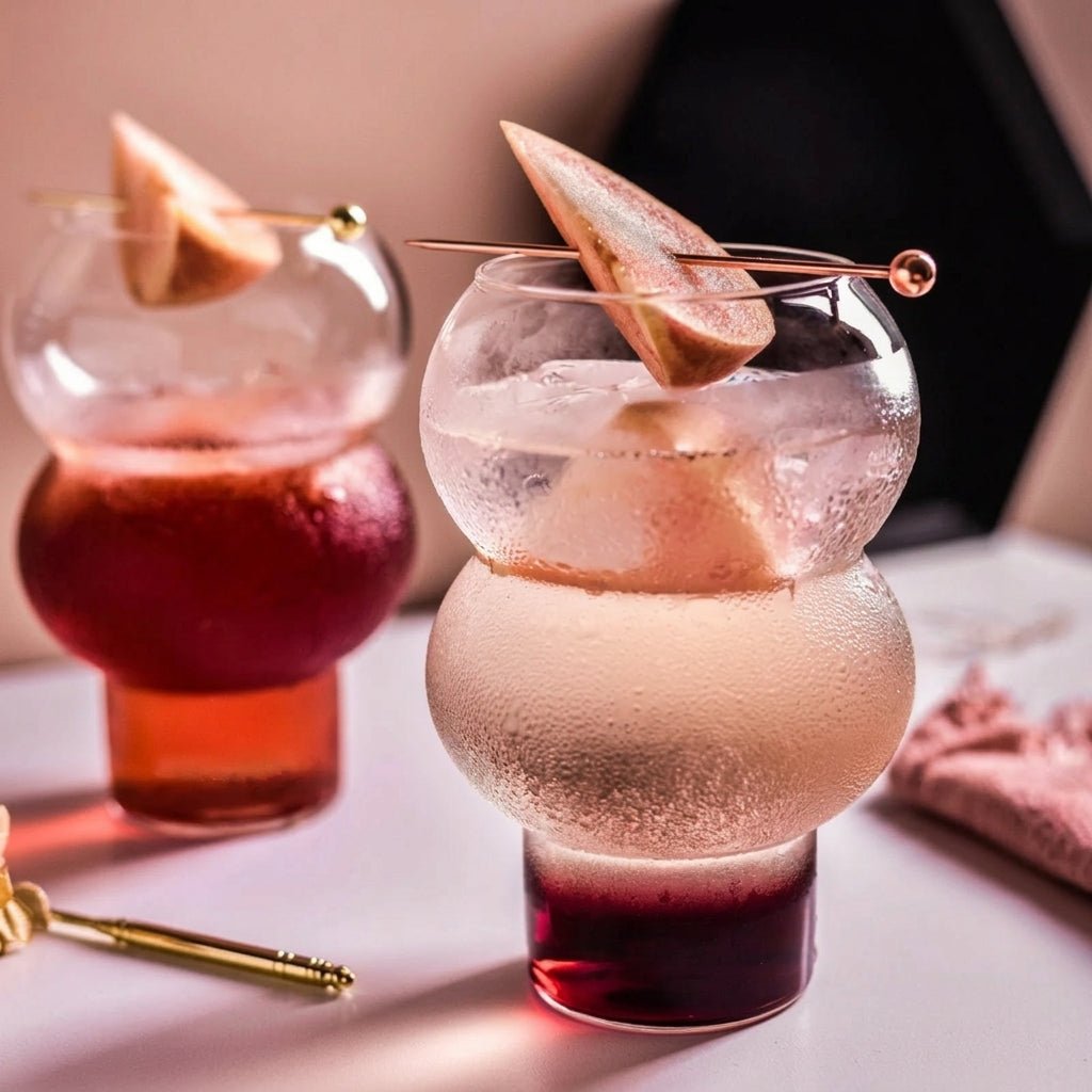 Decorative Drinking Glass with Bubble Shape - Cocktail Glass - 540 ml - Oaksoho