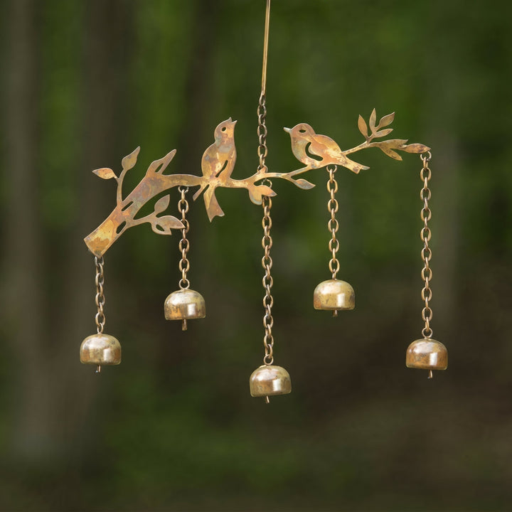Decorative Garden Wind Chime in Bird Design - Garden Wind Chime - Oaksoho