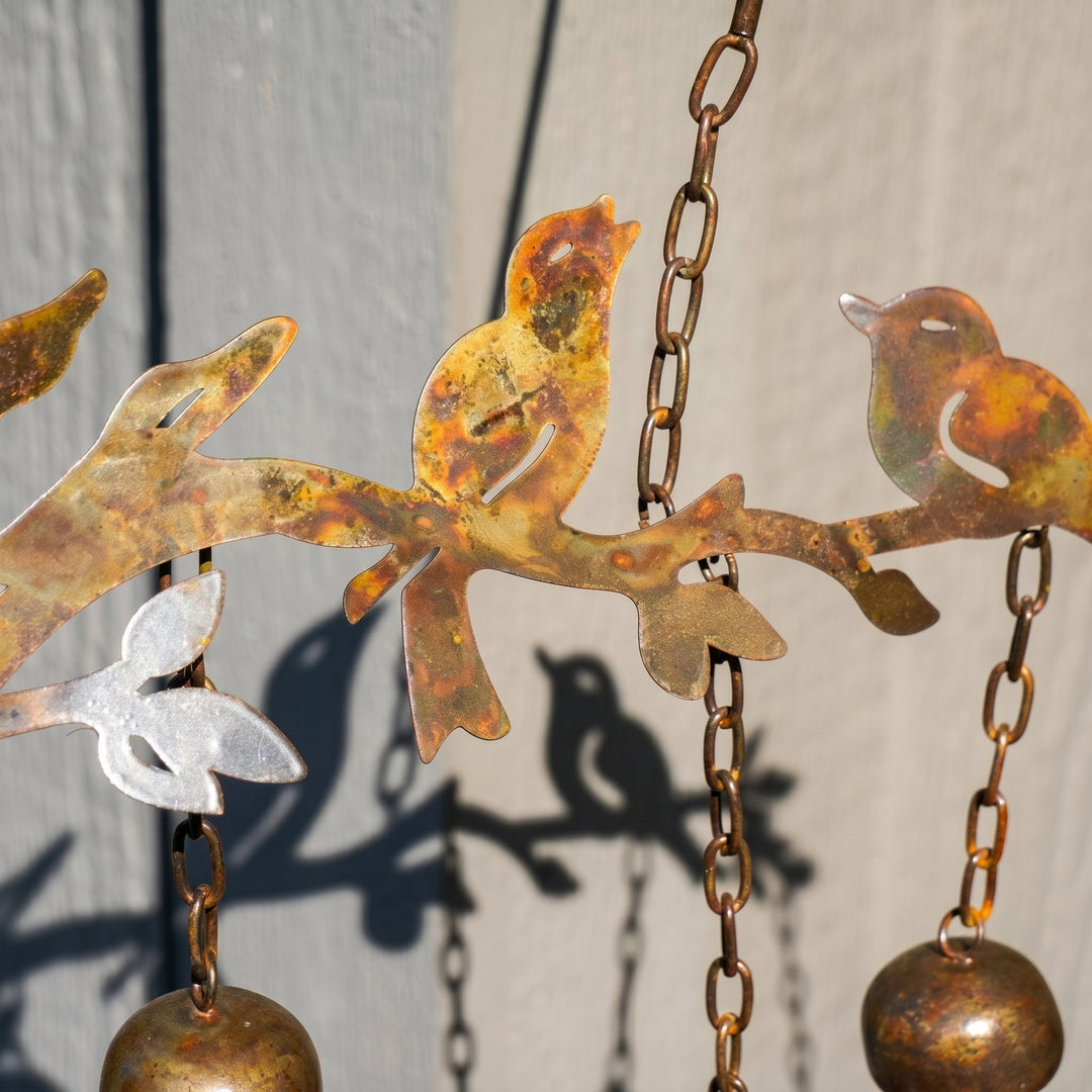 Decorative Garden Wind Chime in Bird Design - Garden Wind Chime - Oaksoho