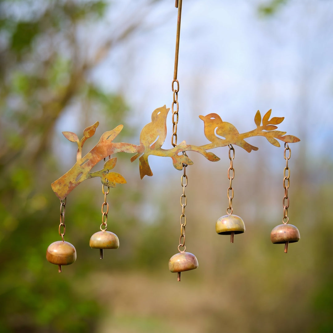 Decorative Garden Wind Chime in Bird Design - Garden Wind Chime - Oaksoho