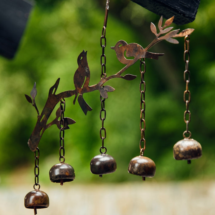 Decorative Garden Wind Chime in Bird Design - Garden Wind Chime - Oaksoho