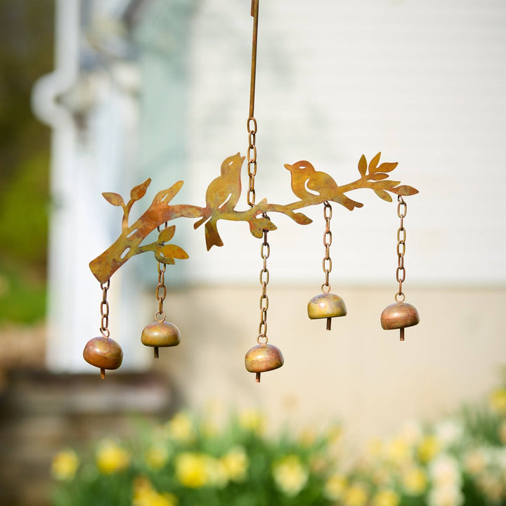 Decorative Garden Wind Chime in Bird Design - Garden Wind Chime - Oaksoho