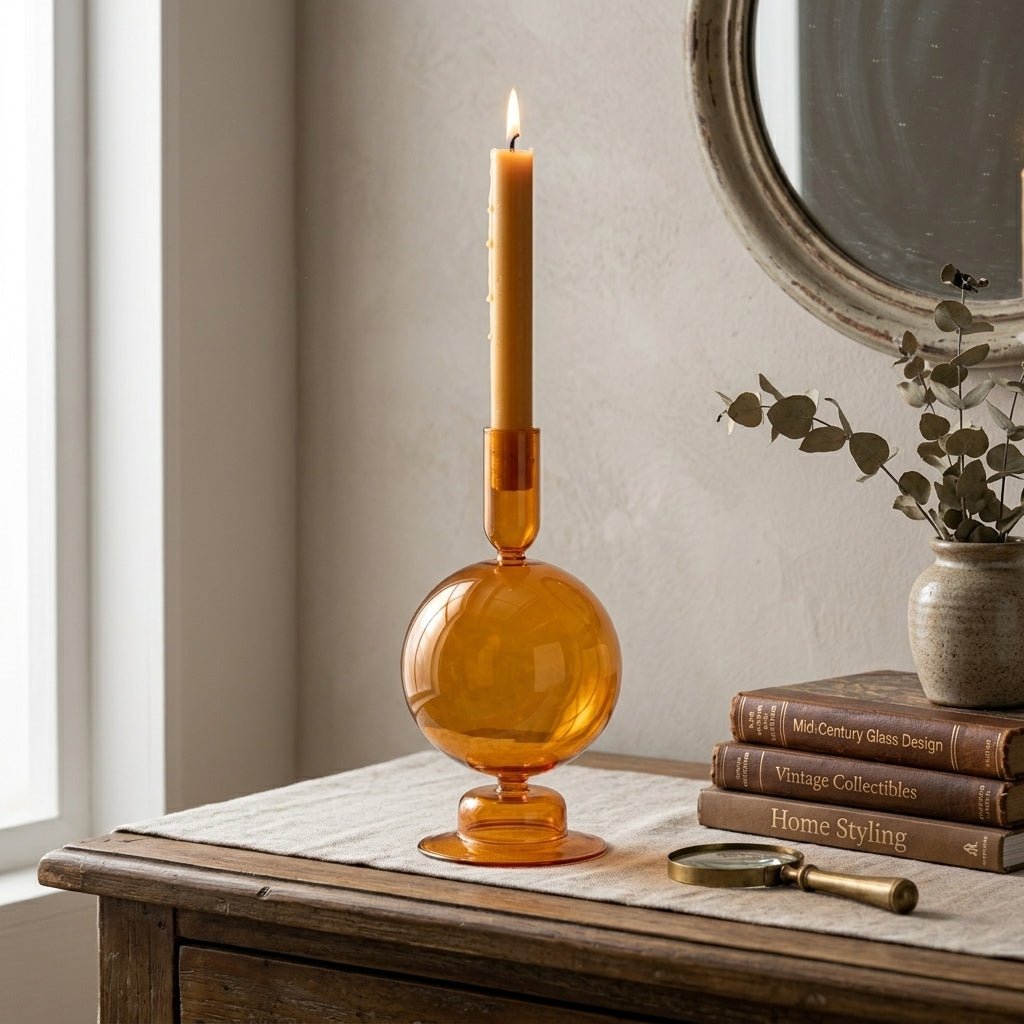 Decorative Shaped Candle Holder - Candle Holder - Globe - Oaksoho