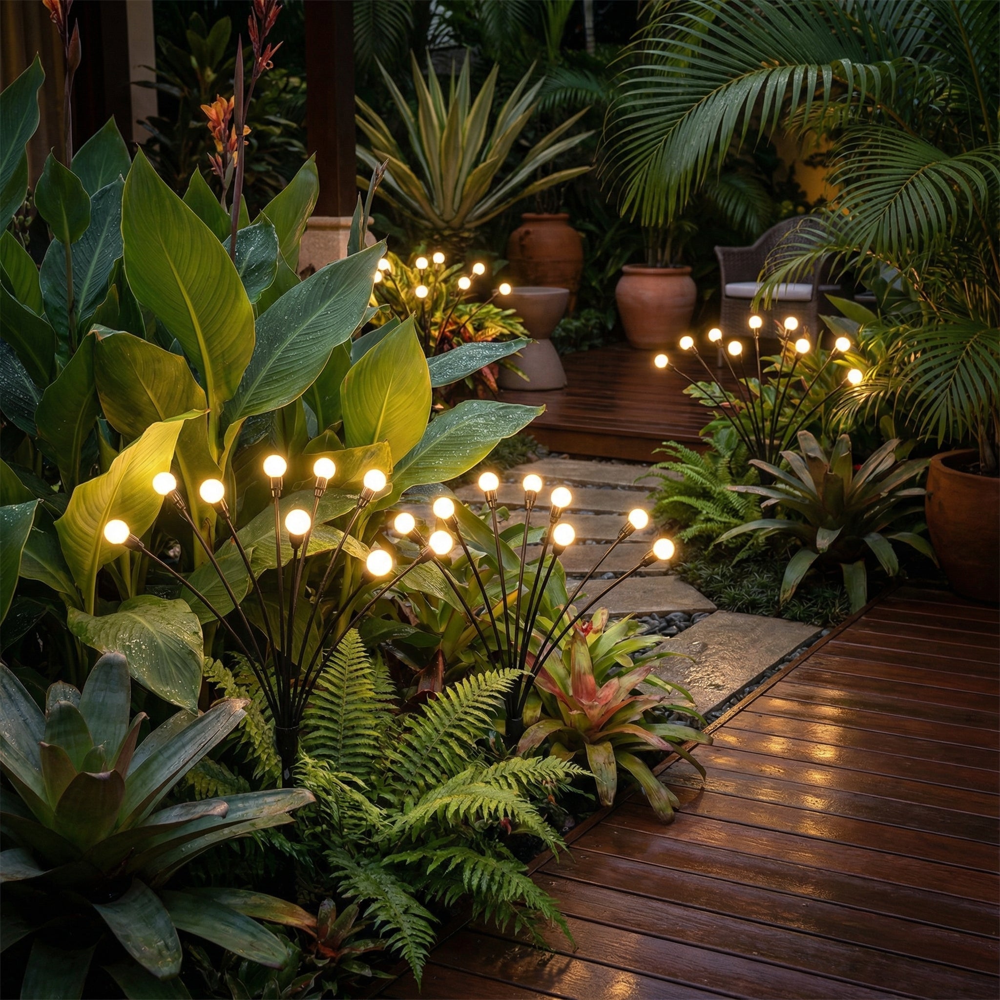Decorative Solar Firefly Garden Lights - Garden Light - Oaksoho