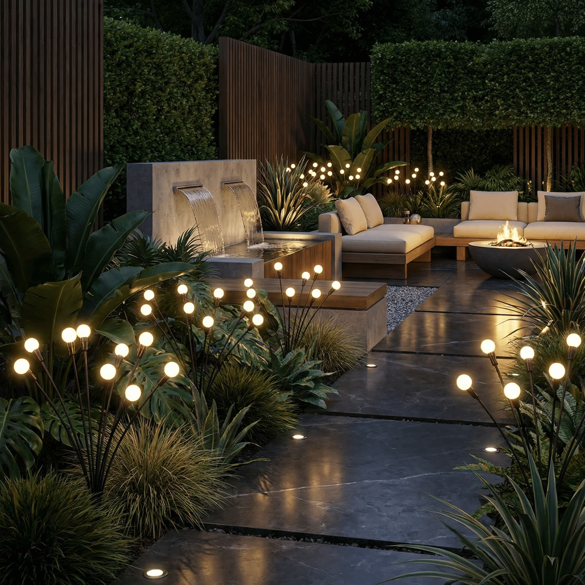 Decorative Solar Firefly Garden Lights - Garden Light - Oaksoho