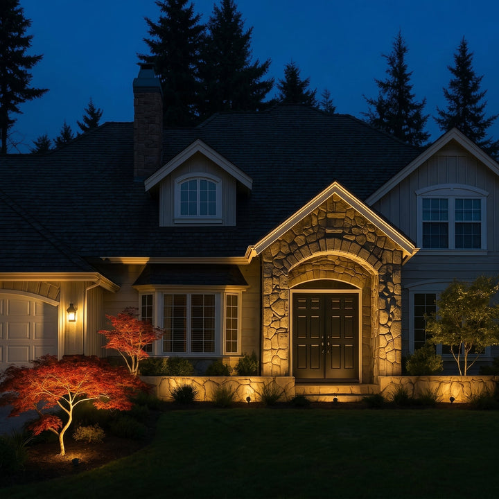 Decorative Solar Garden Light with Colourful Light Effect - Garden Light - Coloured Light - Oaksoho