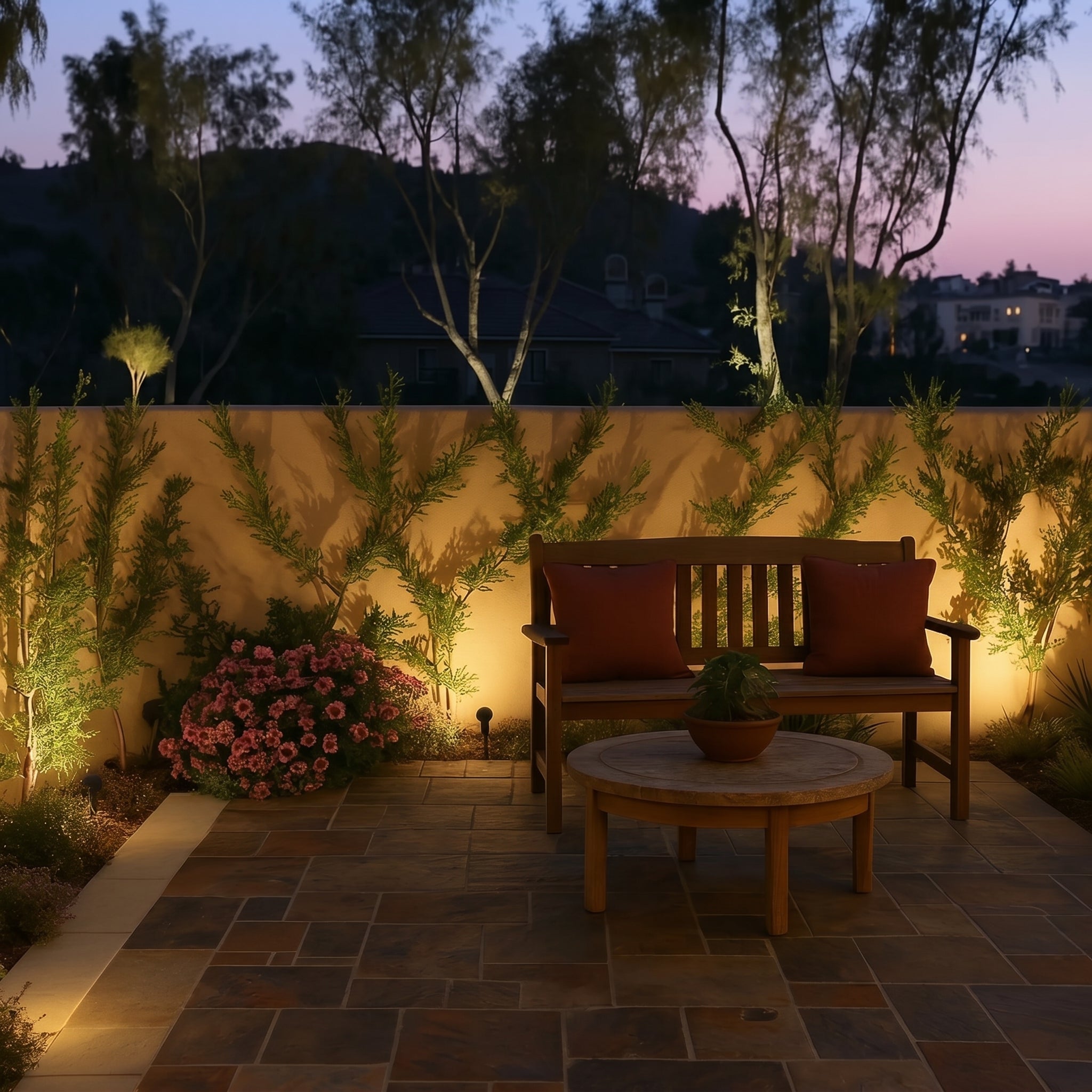 Decorative Solar Garden Light with Colourful Light Effect - Garden Light - Coloured Light - Oaksoho