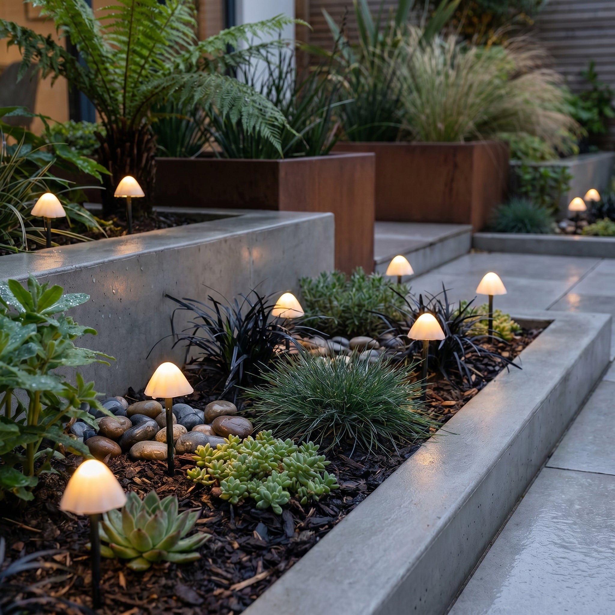Decorative Solar LED Mushroom Garden Light - LED Decorative Lights - Oaksoho