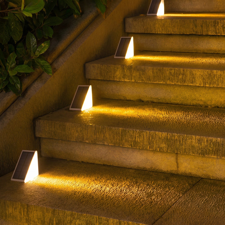 Decorative Solar LED Step Lighting for Outdoor Stairs - Solar LED Light - Oaksoho