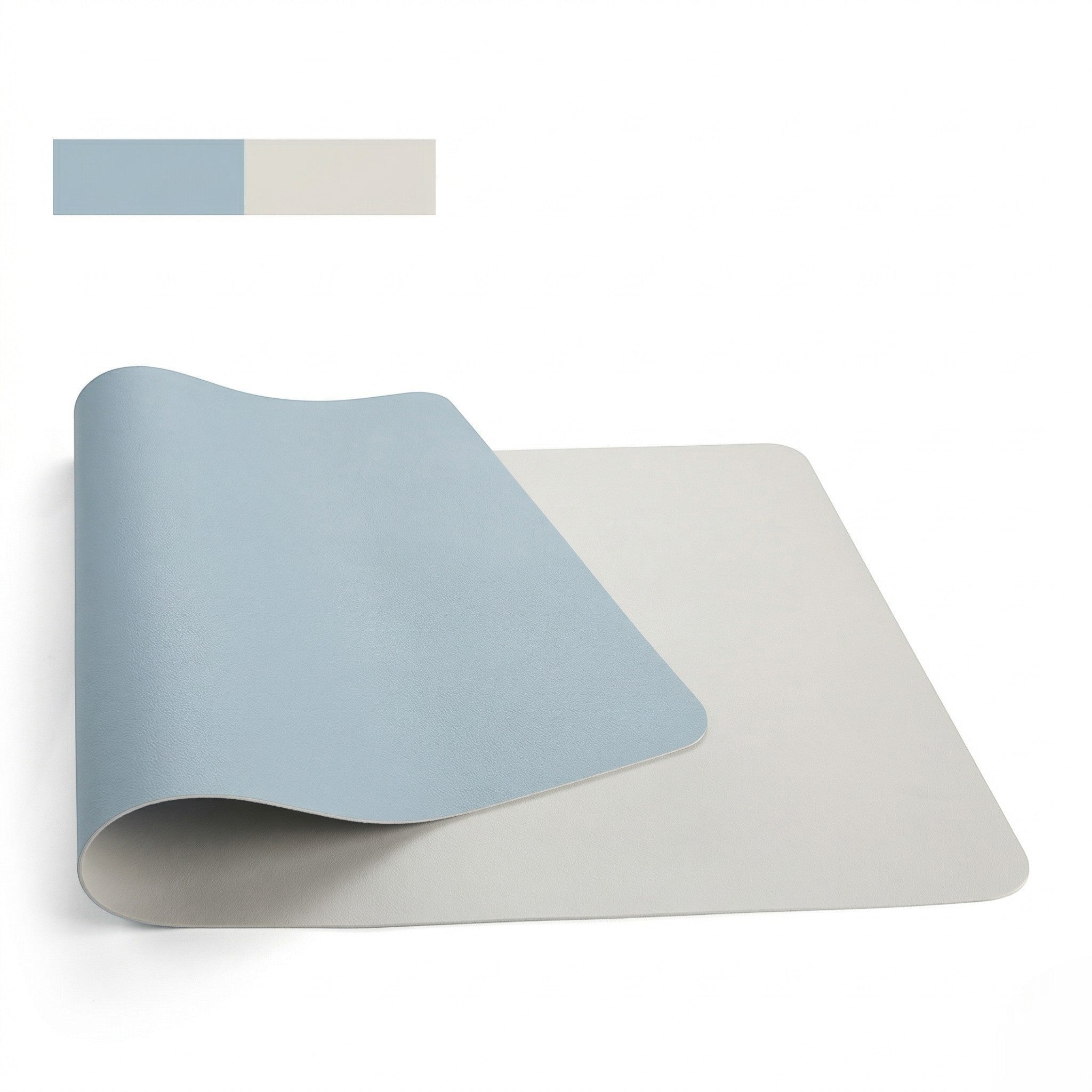 Desk Mat Double - Sided Water - Repellent - Desk Mat - Blue - Oaksoho