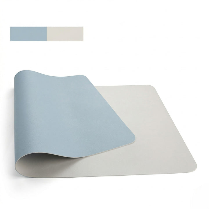 Desk Mat Double - Sided Water - Repellent - Desk Mat - Blue - Oaksoho