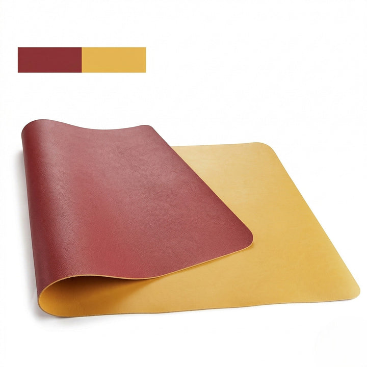 Desk Mat Double - Sided Water - Repellent - Desk Mat - Red - Oaksoho