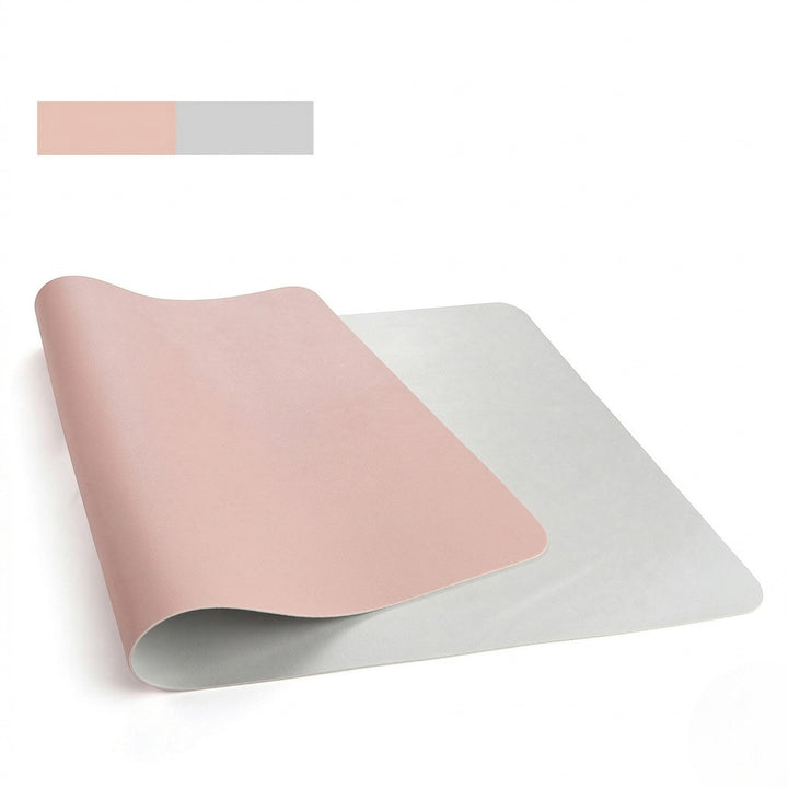 Desk Mat Double - Sided Water - Repellent - Desk Mat - Pink - Oaksoho