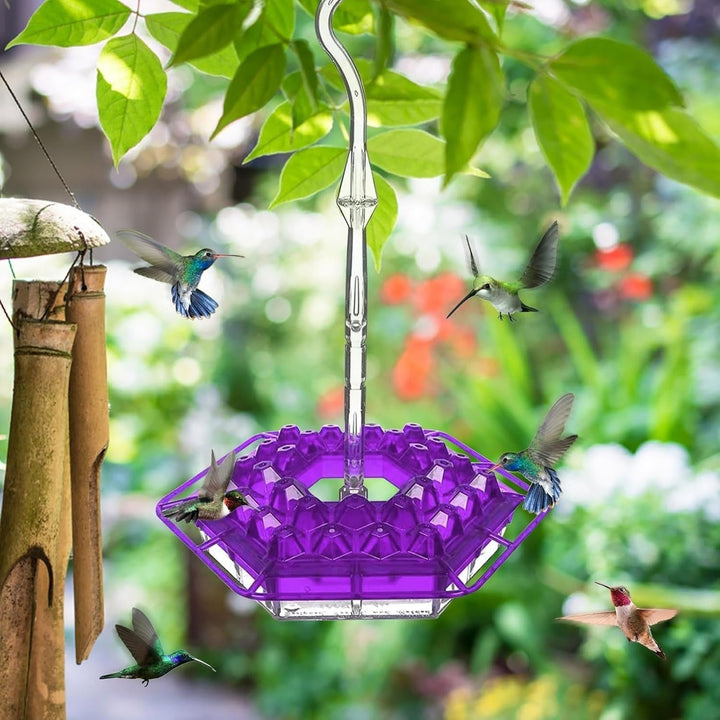Detachable Hanging Bird Feeder - Bird Feeder - Purple - Oaksoho