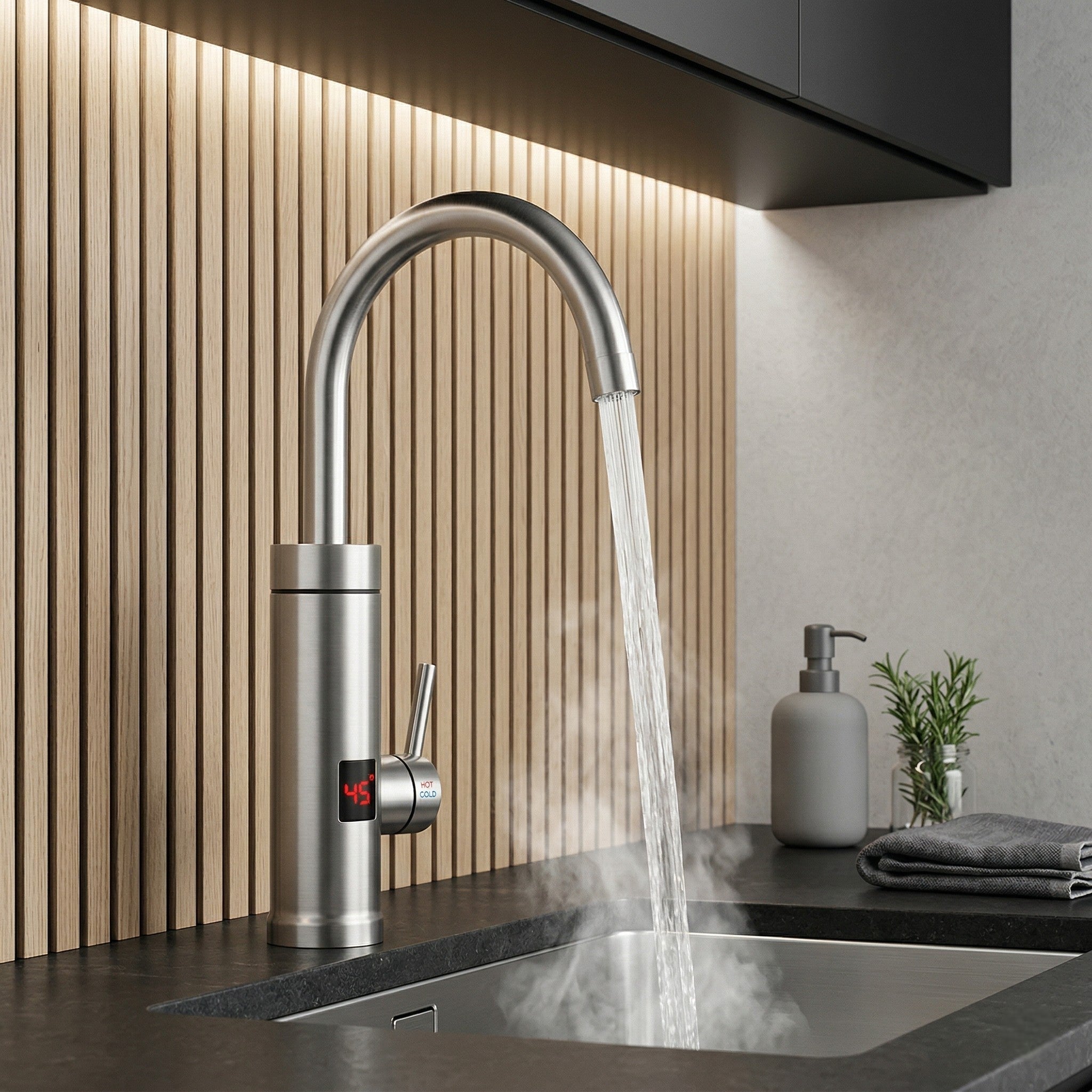 Electric Instant Heating Kitchen Tap - Faucet - Oaksoho