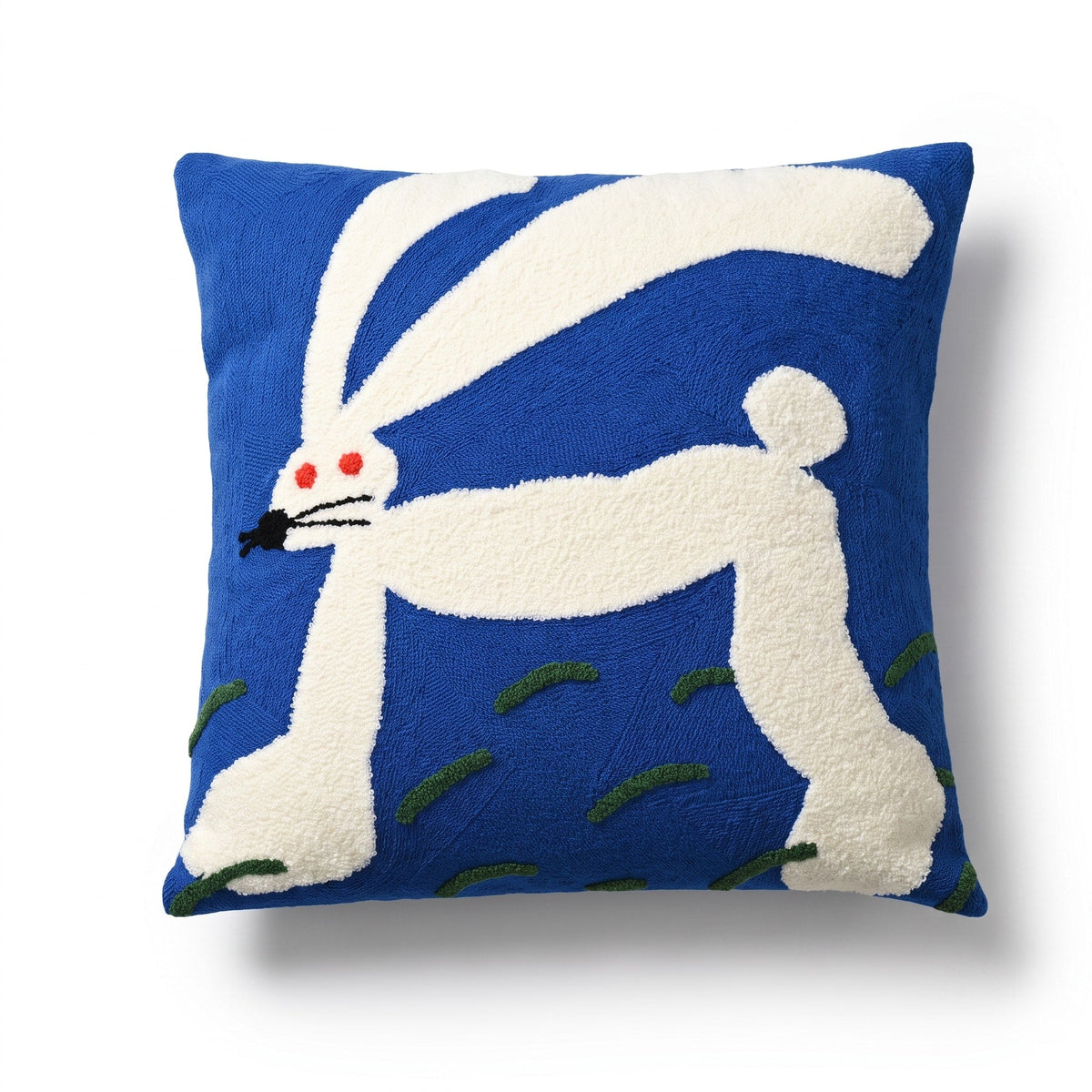 Embroidered Animal Cushion Cover with Playful Cartoon Design - Chair & Sofa Cushion Covers - Rabbit - Oaksoho