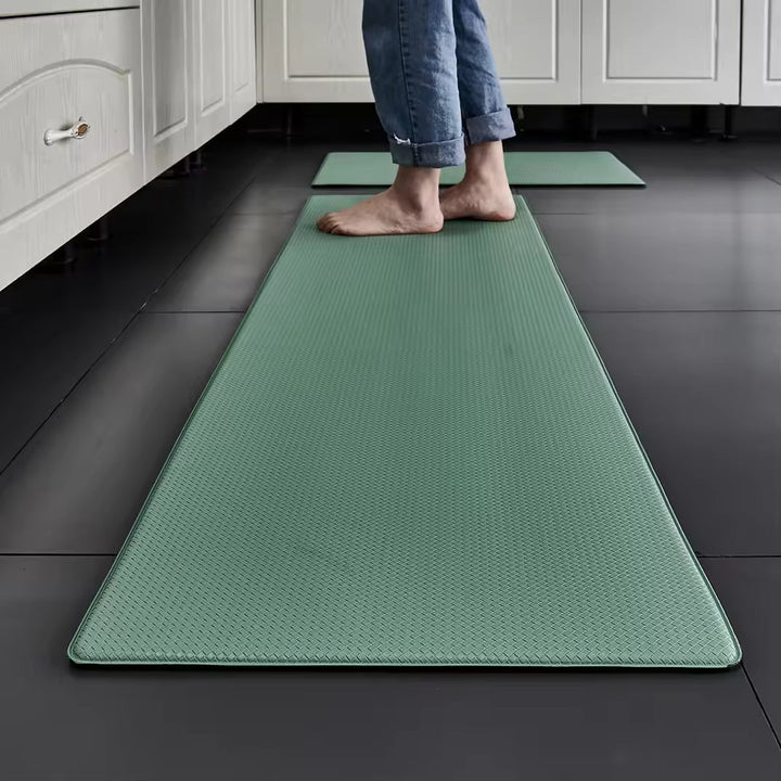 Ergonomic Anti - Fatigue Mat for Kitchen and Workplace - Bath Mat - Green - Oaksoho