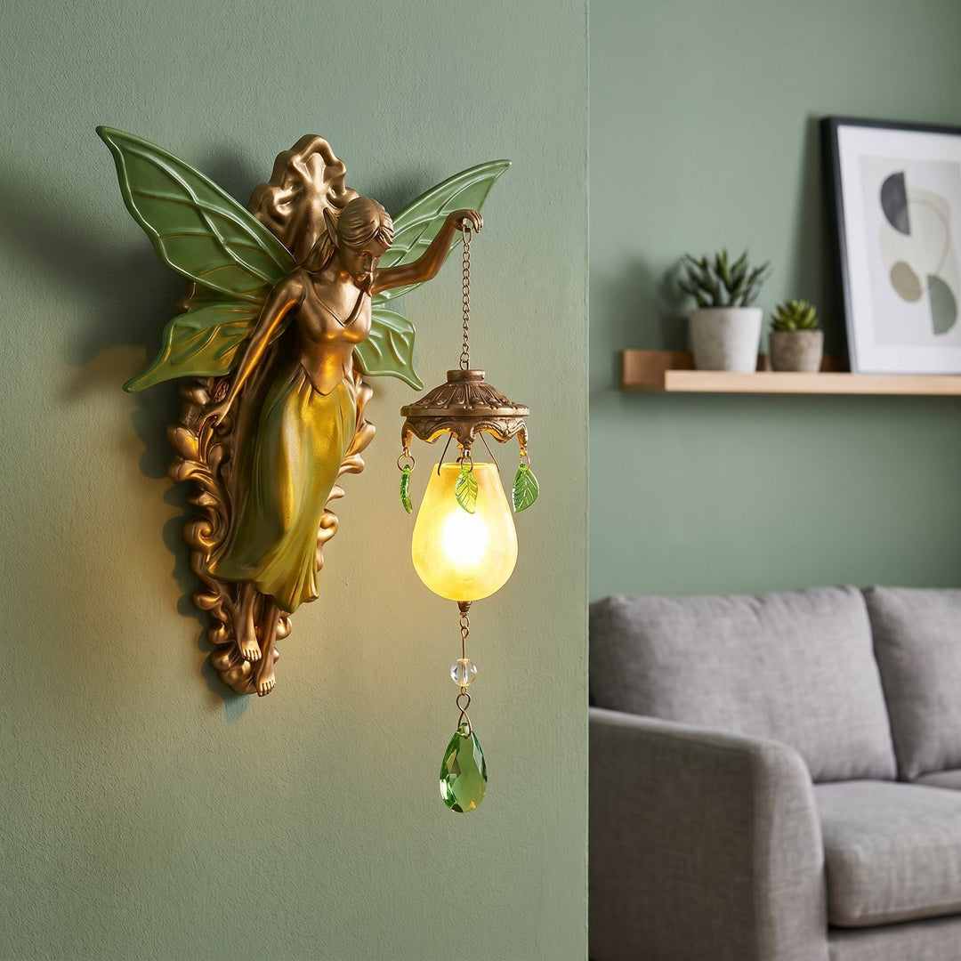 Fairy Sculpture Wall Lamp - Wall lamp - Oaksoho