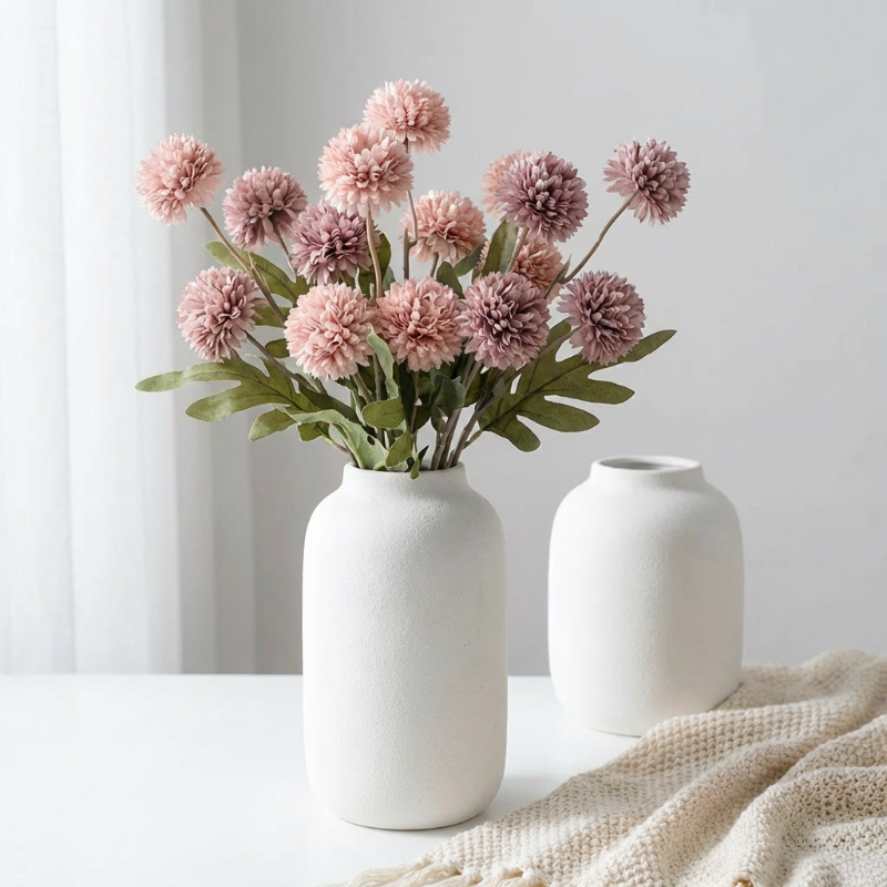 Artificial Allium Flower Stem Home Decoration