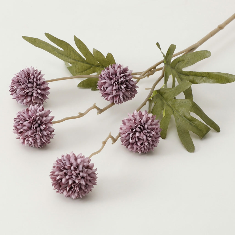 Artificial Allium Flower Stem Home Decoration