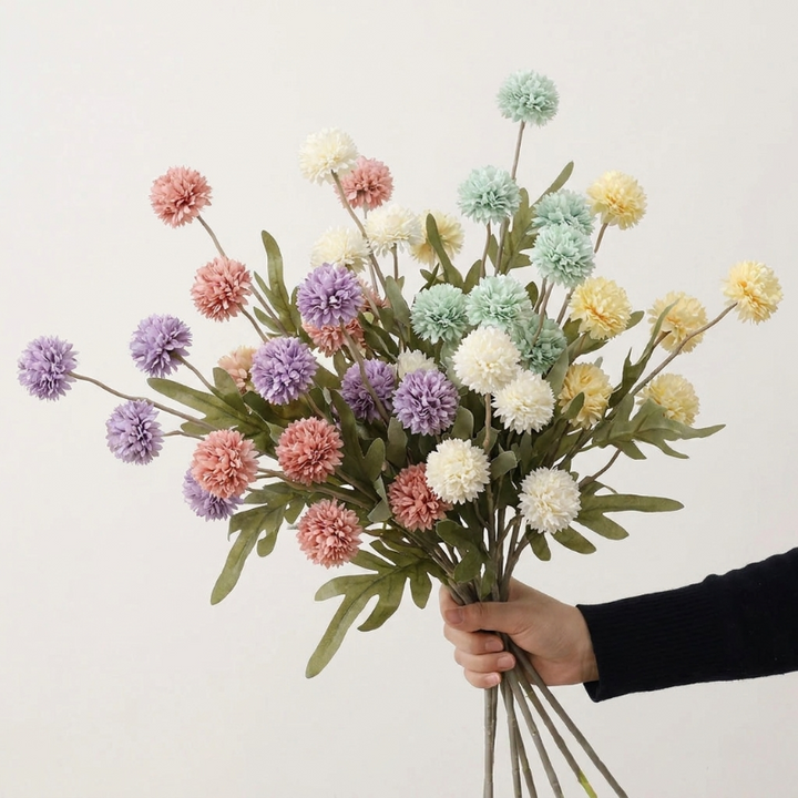 Artificial Allium Flower Stem Home Decoration