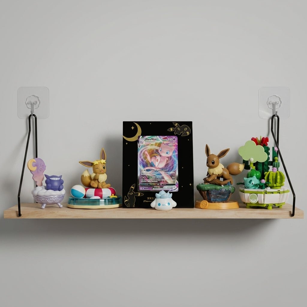 Floating Wall Shelf with Angled Bracket - Wall Shelf - 40x16.5x15.8 cm - Oaksoho