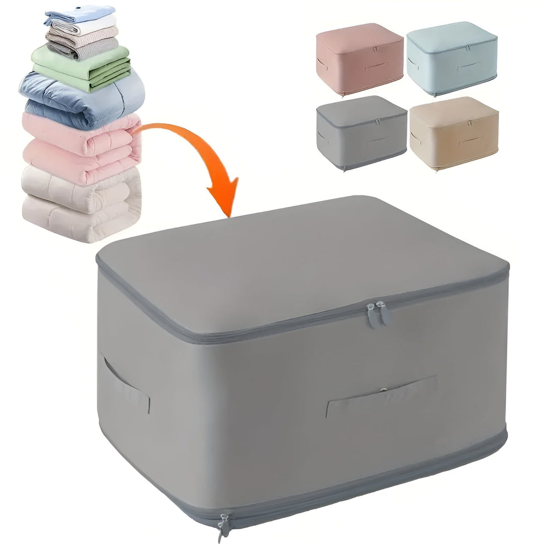 Foldable Compression Storage Bag - Bedroom - Grey - Oaksoho