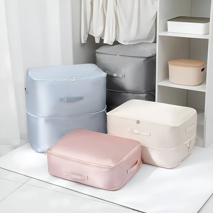 Foldable Compression Storage Bag - Bedroom - Blue - Oaksoho