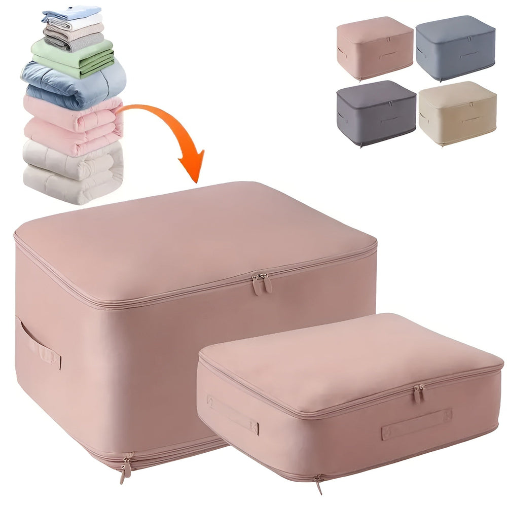 Foldable Compression Storage Bag - Bedroom - Pink - Oaksoho