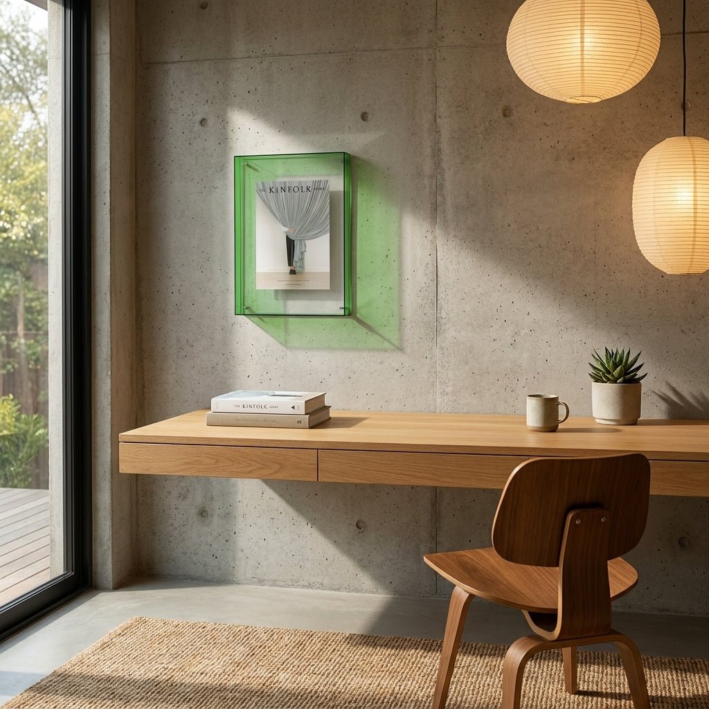 Frameless Transparent Photo Frame - Picture frame - Green - Oaksoho