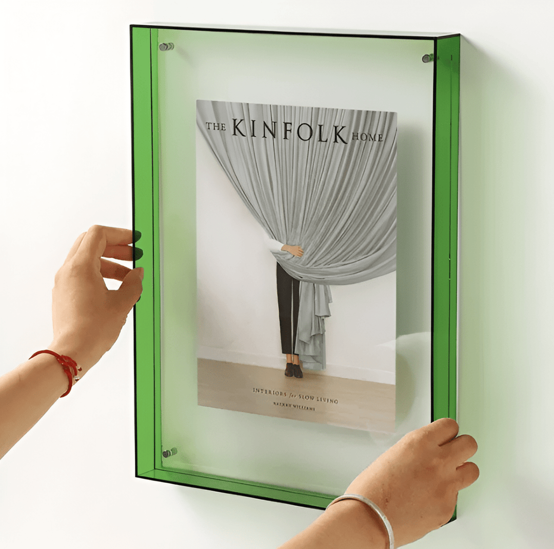 Frameless Transparent Photo Frame - Picture frame - Green - Oaksoho