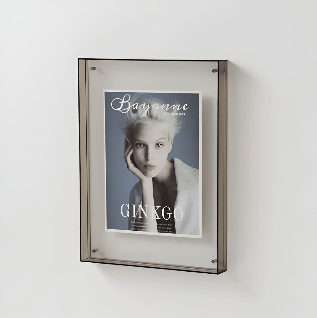 Frameless Transparent Photo Frame - Picture frame - Grey - Oaksoho