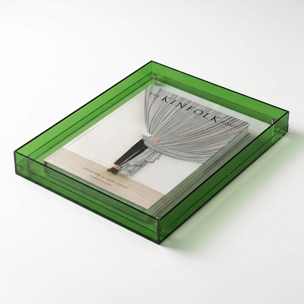 Frameless Transparent Photo Frame - Picture frame - Green - Oaksoho