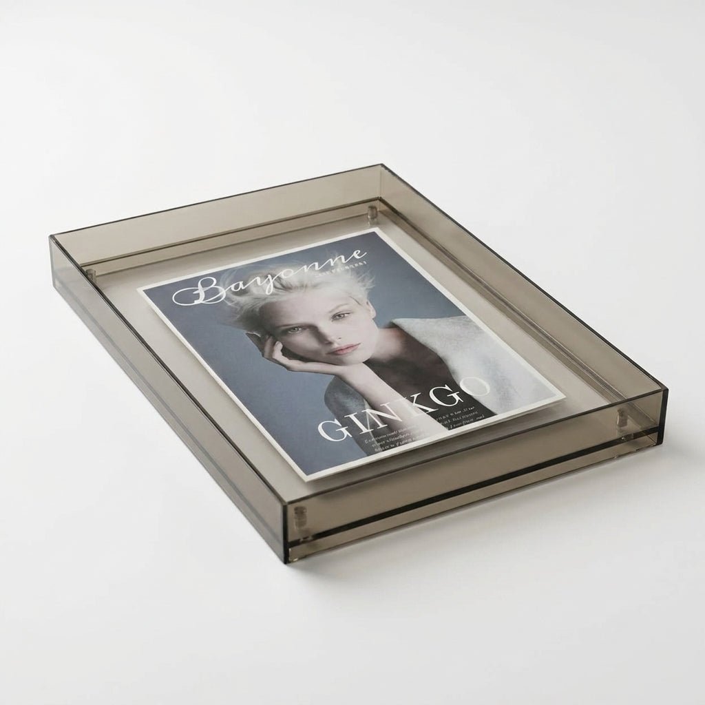 Frameless Transparent Photo Frame - Picture frame - Grey - Oaksoho