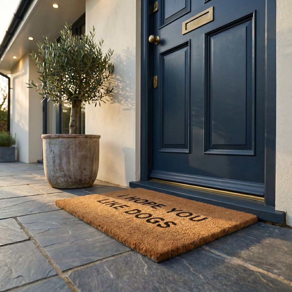 Front Door Mat with Inscription - Door Mat - Oaksoho