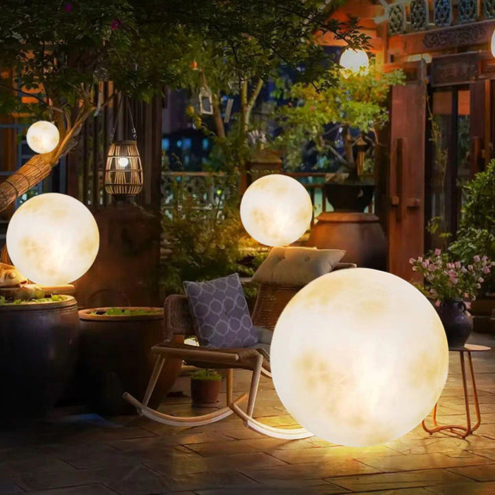 Garden Lamp in Moon Shape for Atmospheric Outdoor Areas - Garden Lamp - Wired - Oaksoho