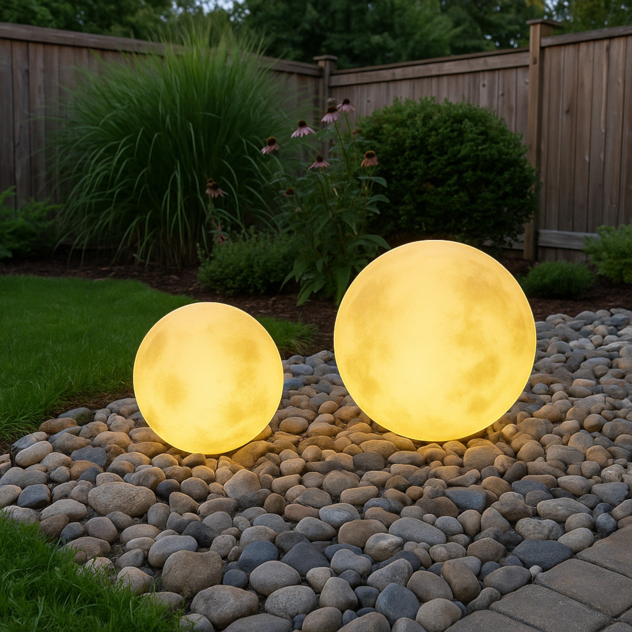 Garden Lamp in Moon Shape for Atmospheric Outdoor Areas - Garden Lamp - Wired - Oaksoho