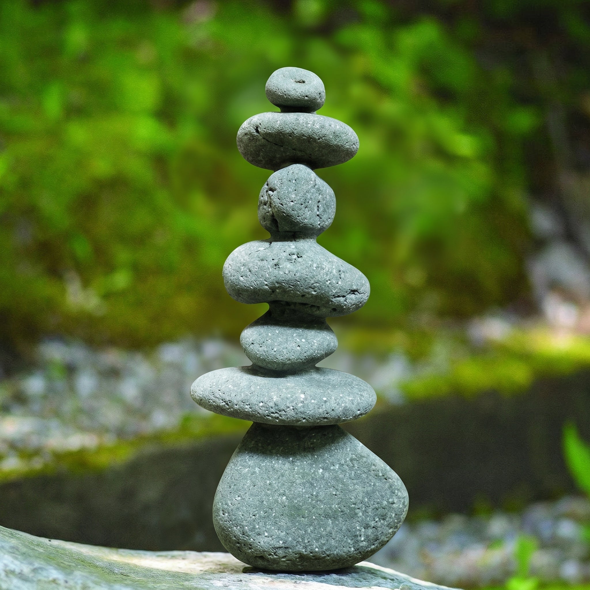 Handcrafted Limestone Cairn Sculpture for Garden Decoration - Cairn Sculpture - Oaksoho